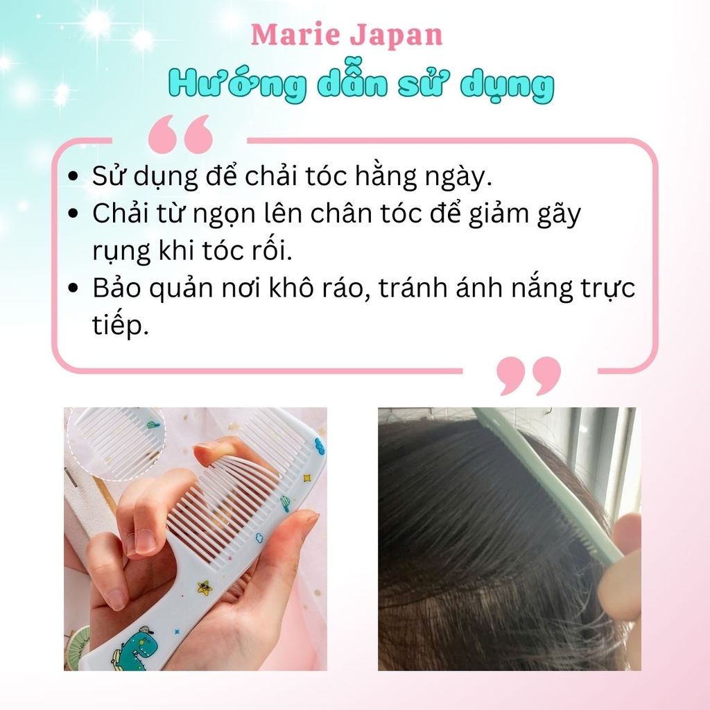 Lược Chải Tóc Mini Cute Girl Siêu Dễ Thương Nhỏ Gọn Tiện Lợi Mang Theo