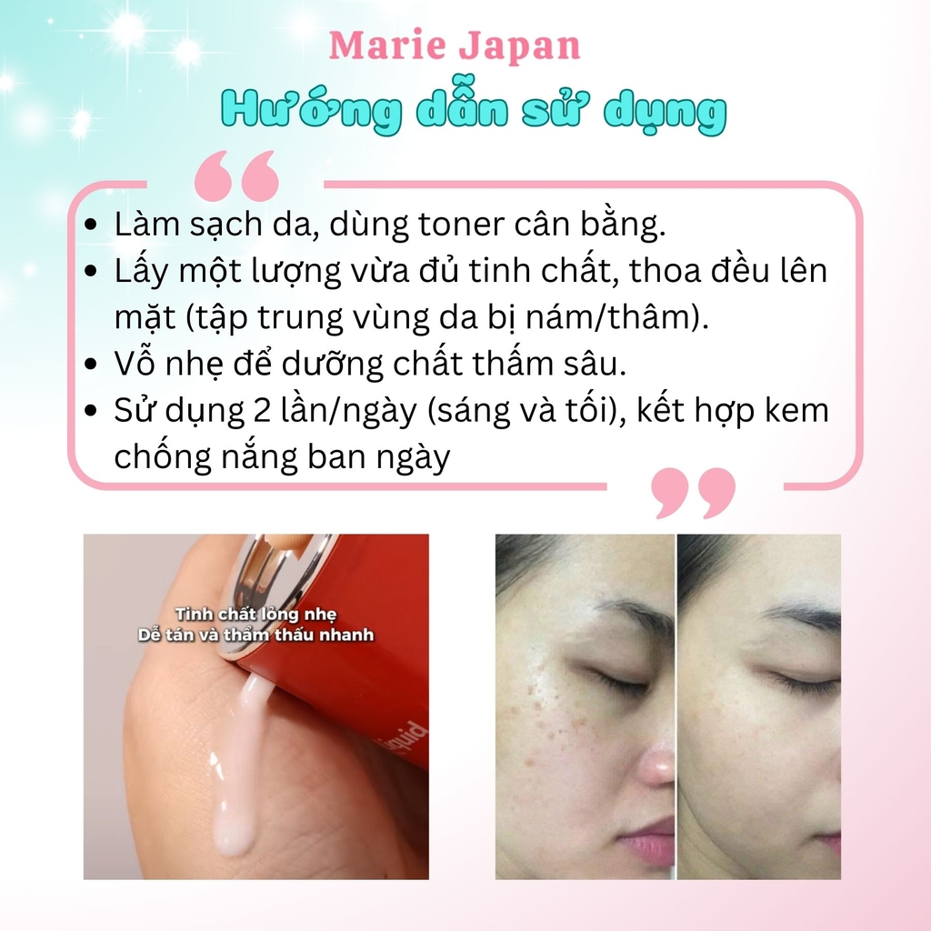 Siêu Tinh chất Angel's Liquid Tranexamic Dưỡng Trắng Mờ Nám Chuyên Biệt Hiệu Quả Mela Ampoule 30ml