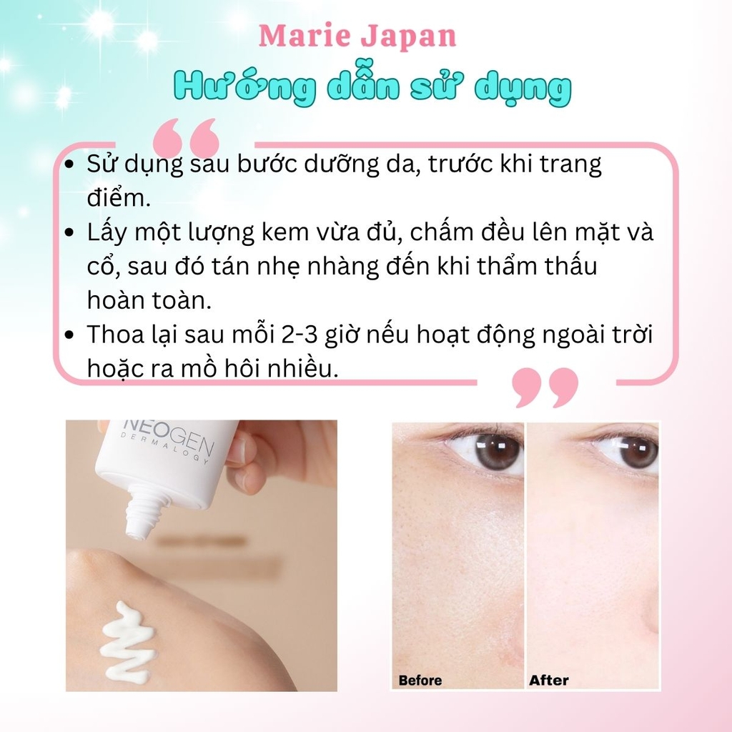 Kem Chống Nắng Neogen White Truffle Treatment Nâng Tone Cấp Ẩm Bảo Vệ Da Toàn Diện Hàn Quốc Tuýp 50ml