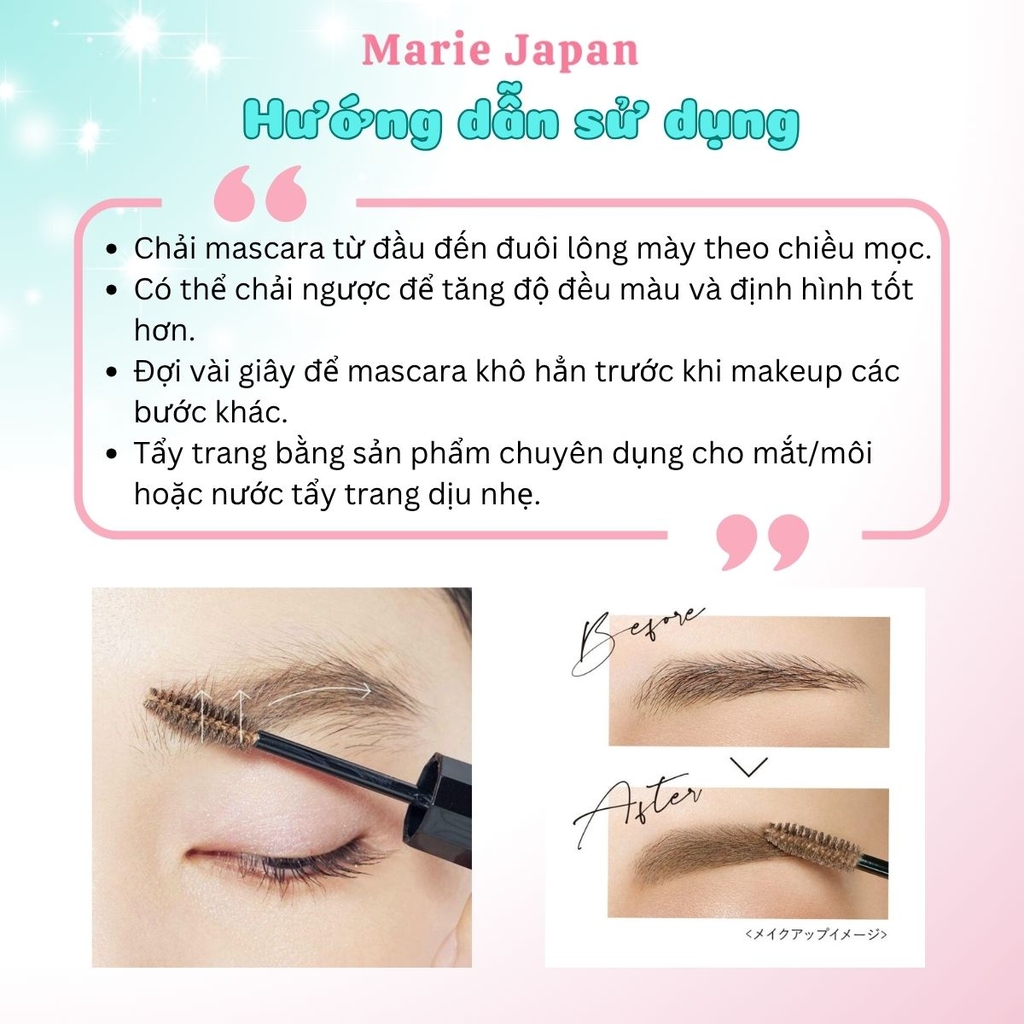 Mascara Lông Mày Kiss Me Heavy Rotation Coloring Eyebrow Chống Trôi Siêu Bền Tự Nhiên Nhật Bản Cây 8g