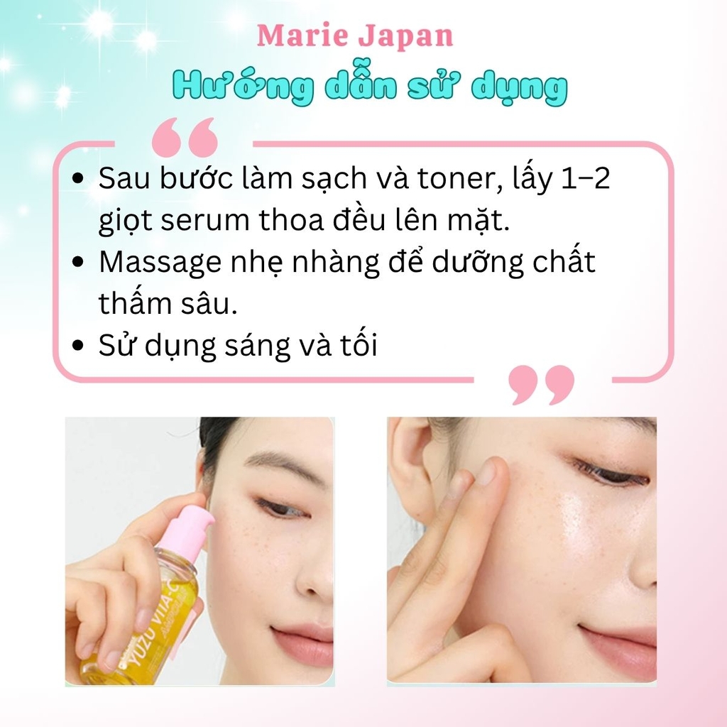 Serum Lalarecipe Bản Mini Yuzu Vita C Ampoule Dưỡng Sáng Da Mờ Thâm Chống Lão Hóa Hàn Quốc 5ml