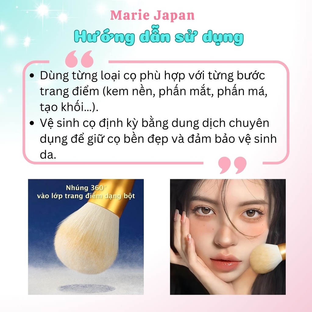 Set 12 Cọ Trang Điểm AMORTALS Makeup Cá Nhân Chuyên Nghiệp Lông Mềm Mịn Kèm Túi Đựng Tiện Lợi