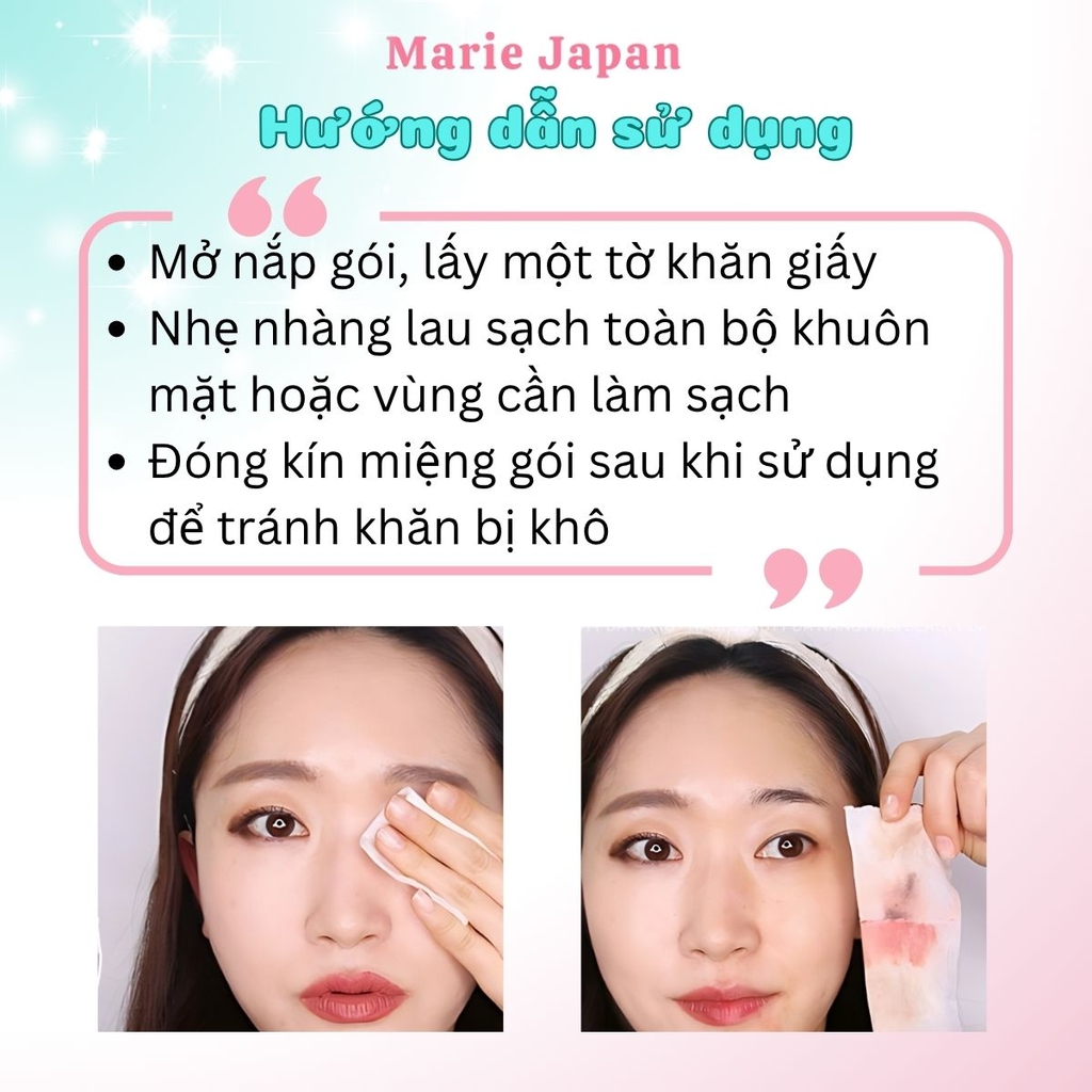 Khăn Giấy Tẩy Trang Kose Softymo Makeup Remover Sạch Nhanh Dịu Nhẹ Tiện Lợi Nhật Bản Gói 52 Miếng
