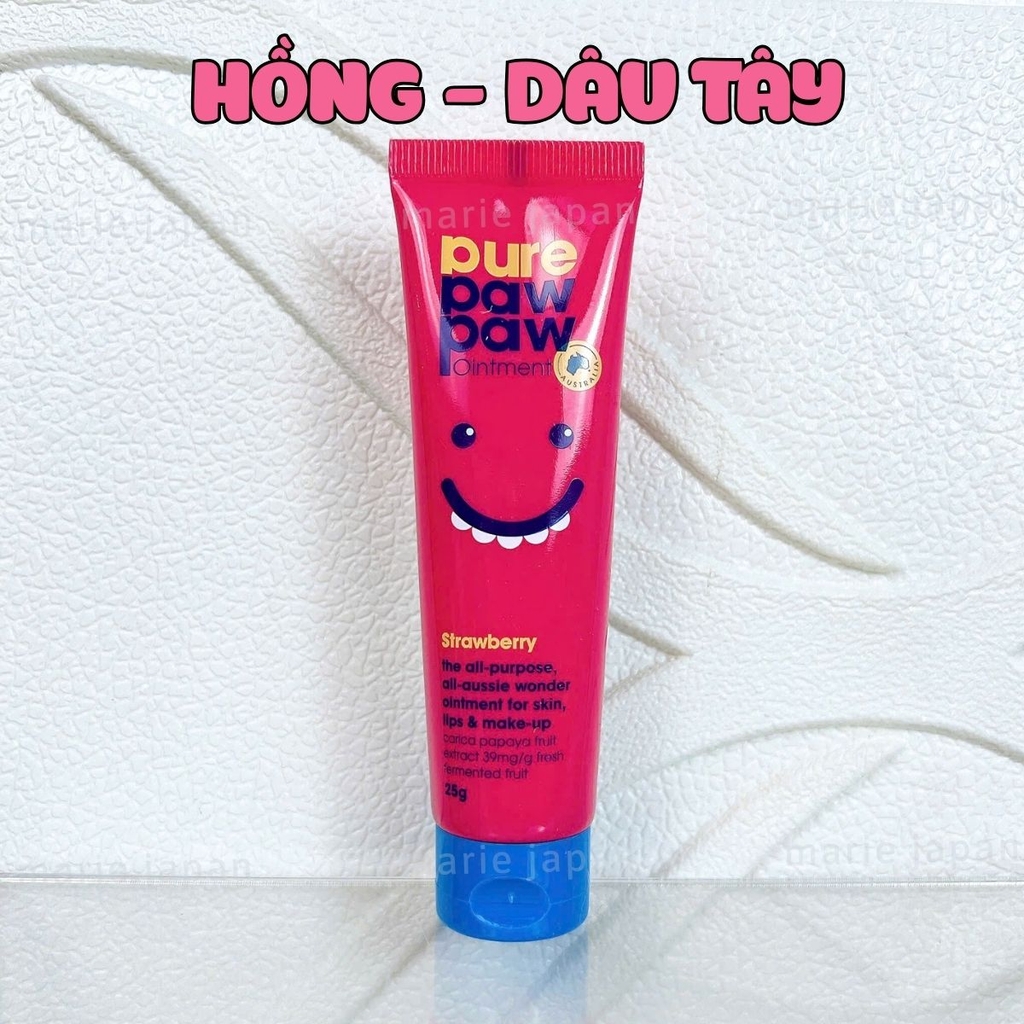 Kem Dưỡng Đa Năng Pure Paw Paw Chiết Xuất Đu Đủ Giảm Khô Nẻ Môi Vết Bỏng Ngứa Ngoài Da Tuýp 25G