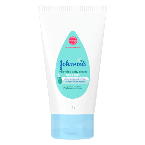 Kem Dưỡng Johnsons Baby Cream -  HỒNG Hũ 50g