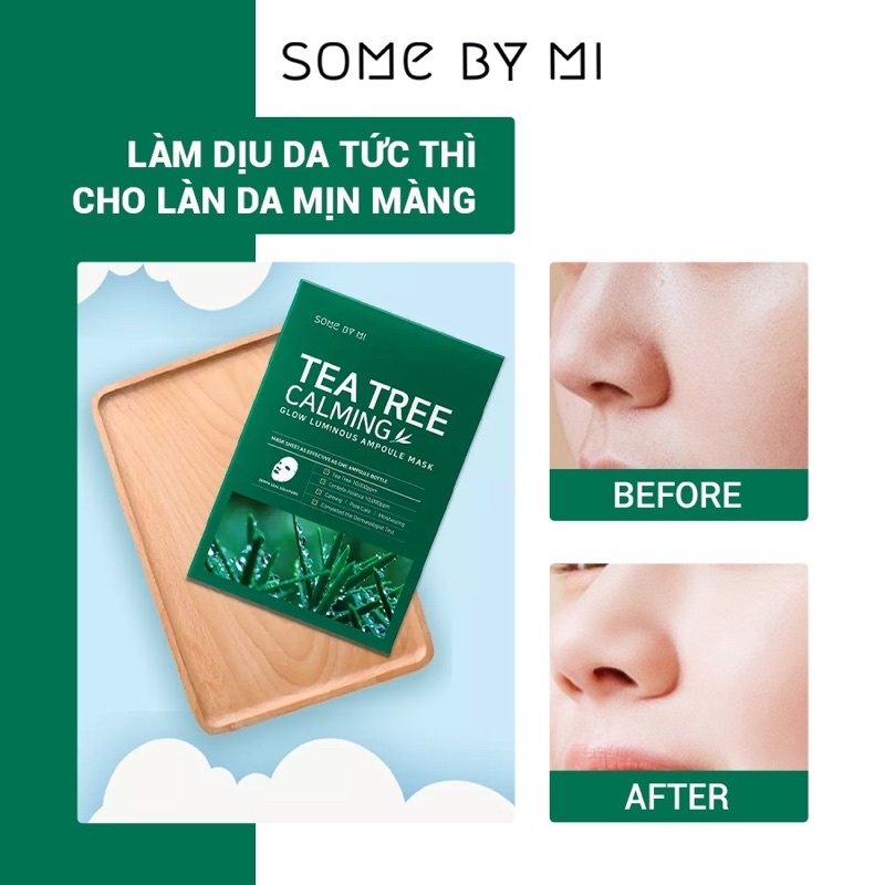 Mặt Nạ Some By Mi Tràm Trà Giảm Mụn Tea Tree Calming Sheet Mask - 25g