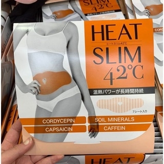 Miếng Dán Tan Mỡ Bụng HEAT SLIM 42 Độ Set 7 Miếng Nhật Bản