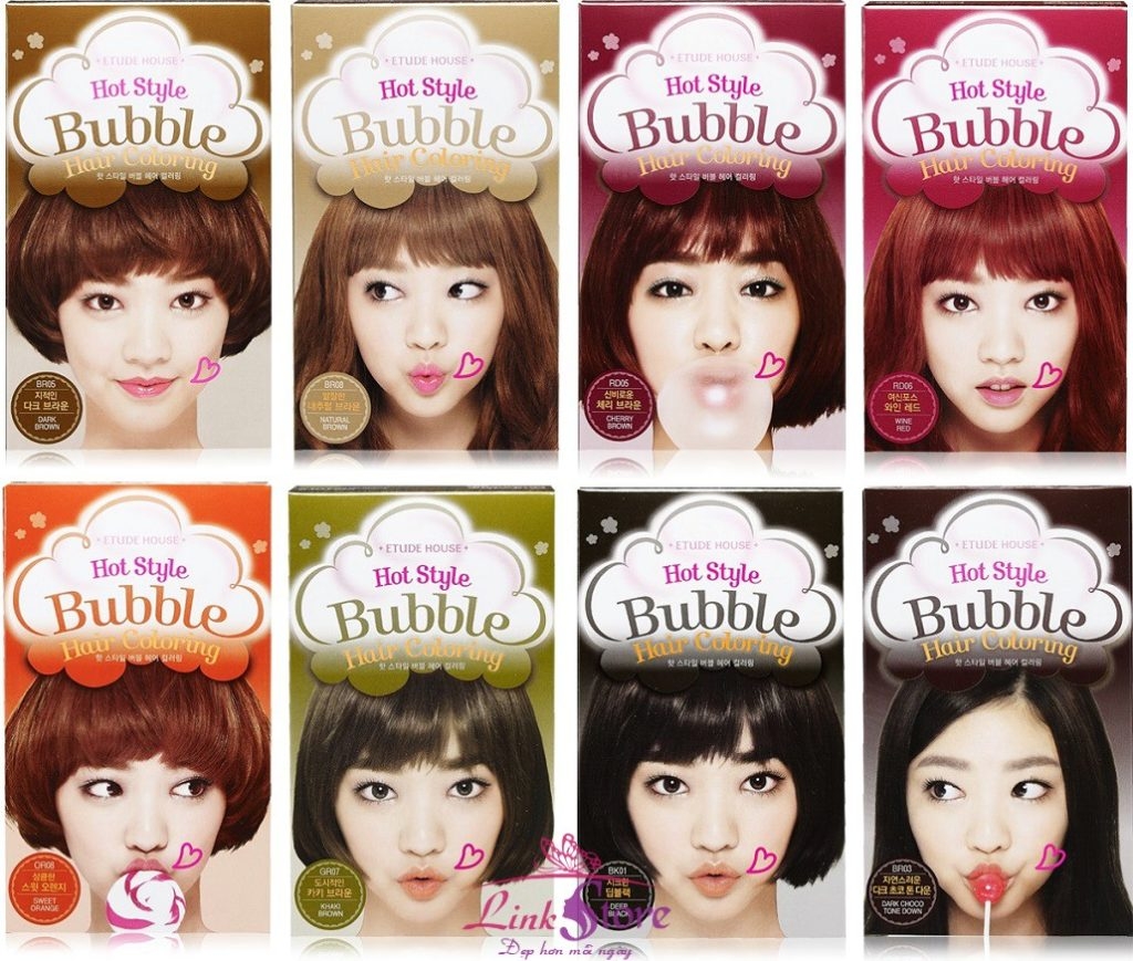 Nhuộm Tóc Dạng Bọt Etude House Hot Style Bubble Hàn Quốc