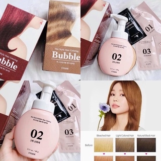 Nhuộm Tóc Dạng Bọt Etude House Hot Style Bubble Hàn Quốc