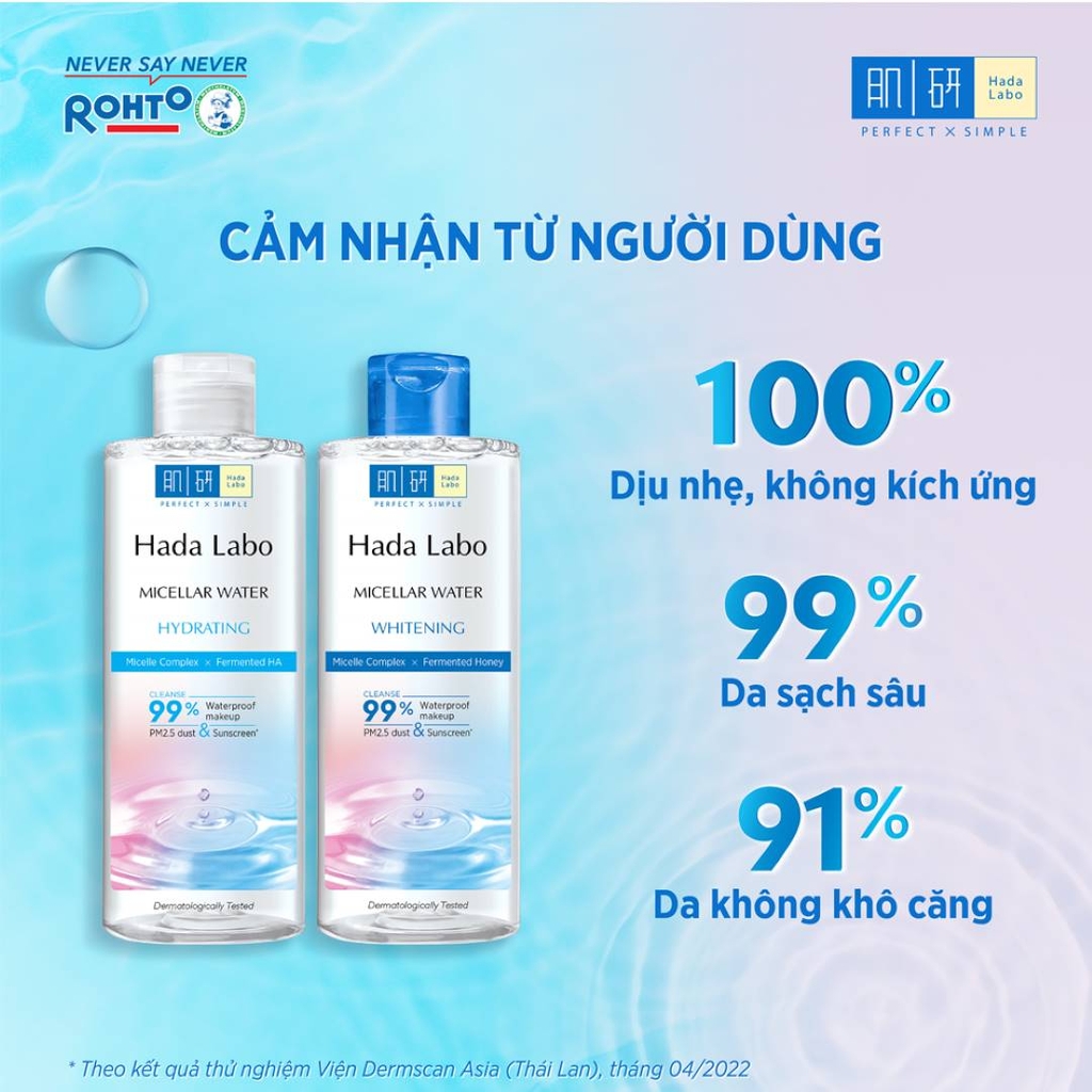 Nước Tẩy Trang Hada Labo Micellar Water Whitening - 240ML