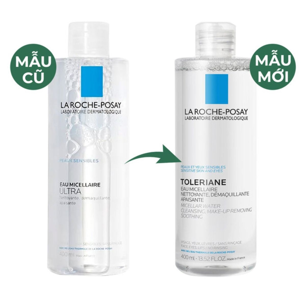 Nước Tẩy Trang La Roche-Posay Cho Da Mụn Nhạy Cảm  Pháp Chai 400ml