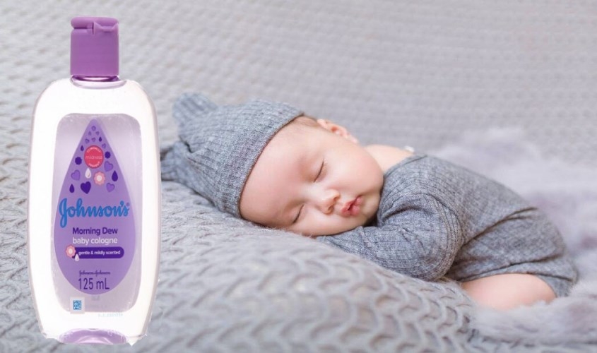 Dầu Thơm Johnsons Baby Morning Dew - TÍM SANG TRỌNG Chai 50ml