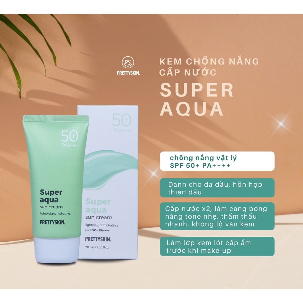 Kem Chống Nắng Pretty Skin Sun Cream SPF 50+ PA++++ 70ml