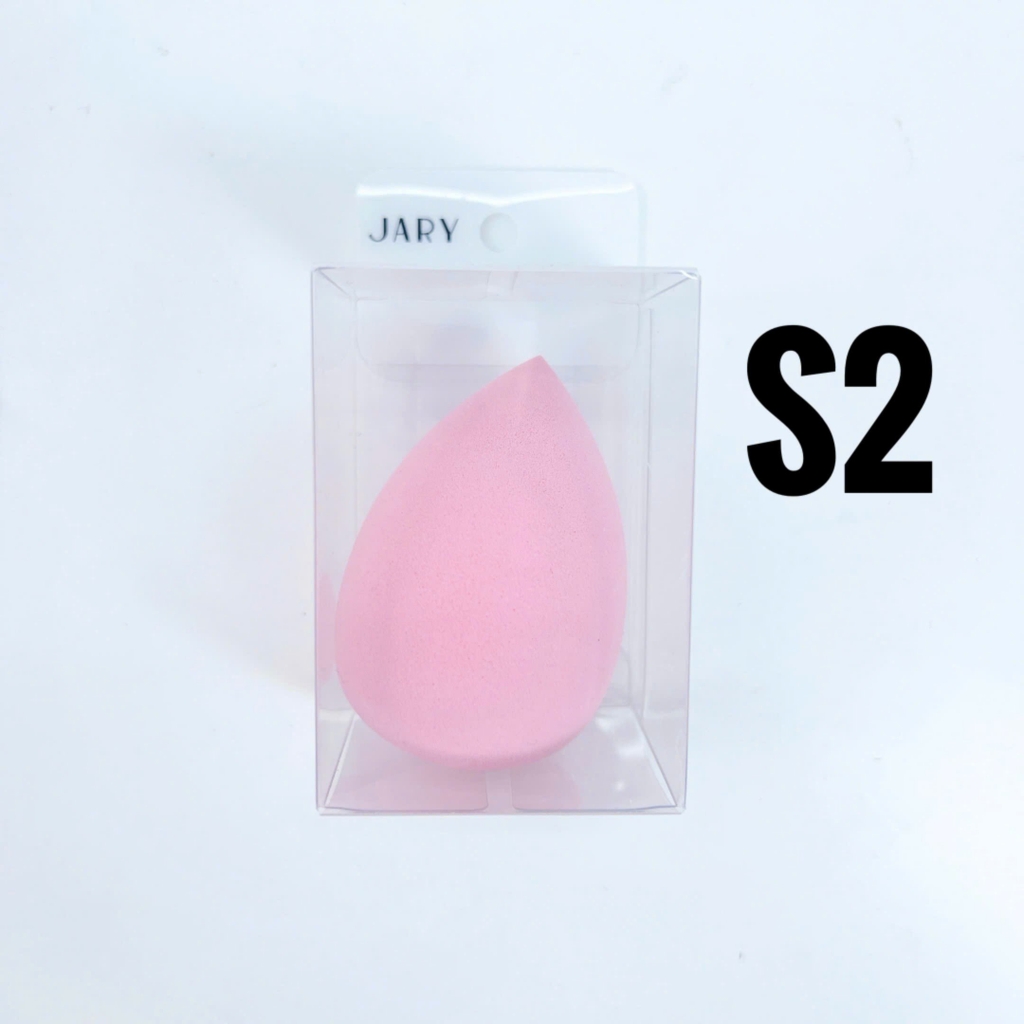 Mút Trang Điểm Jary Tán Nền Makeup Sponge Chống Khuẩn Đàn Hồi Cao Hình Giọt Nước Vạt Xéo Hộp 1 Cái