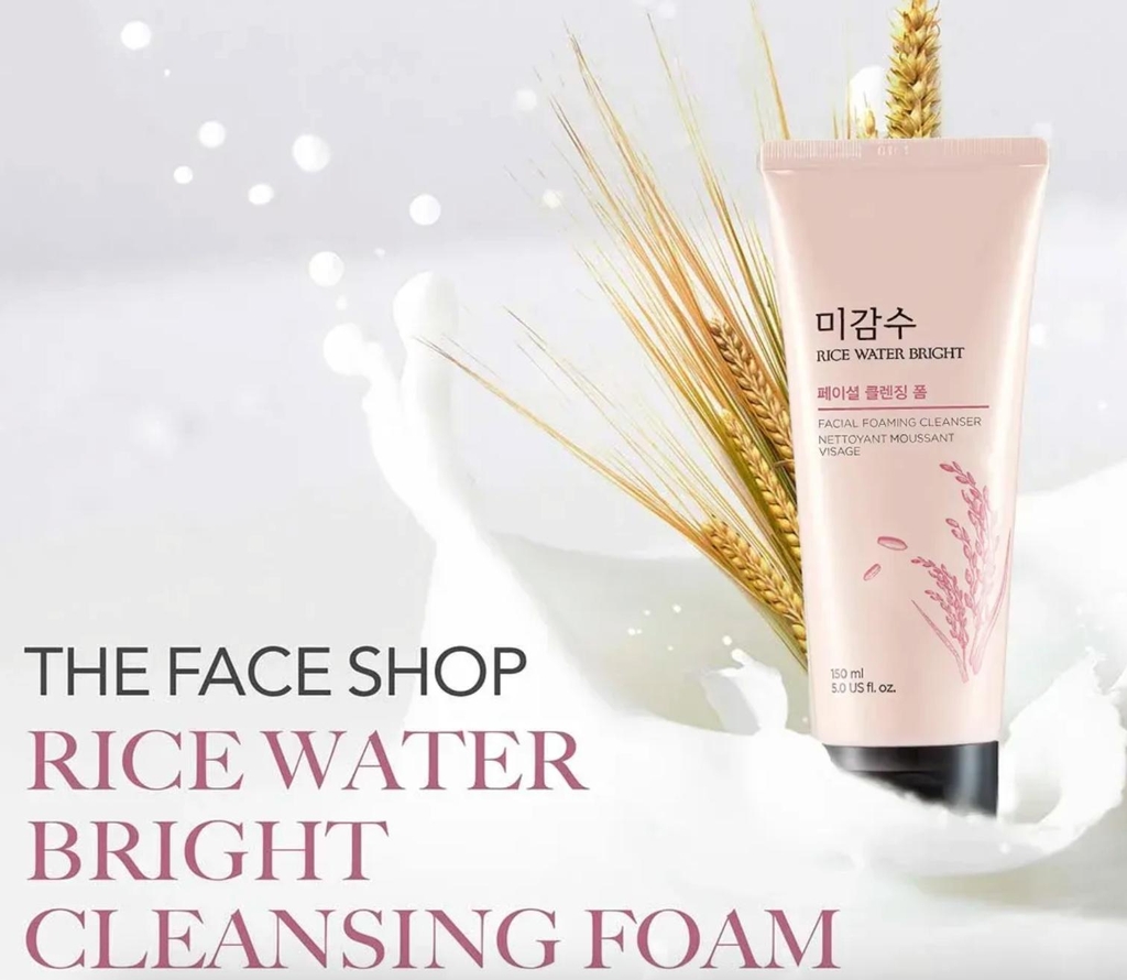 Sữa Rửa Mặt Gạo Trắng Da The Face Shop Rice Water Bright Hàn Quốc 150mL
