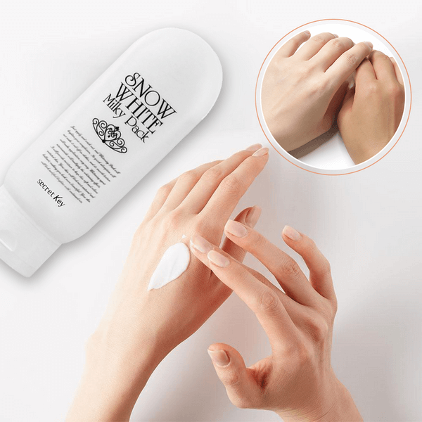 Kem Ủ Trắng Secret Key Snow White Milky Pack Hộp 200g