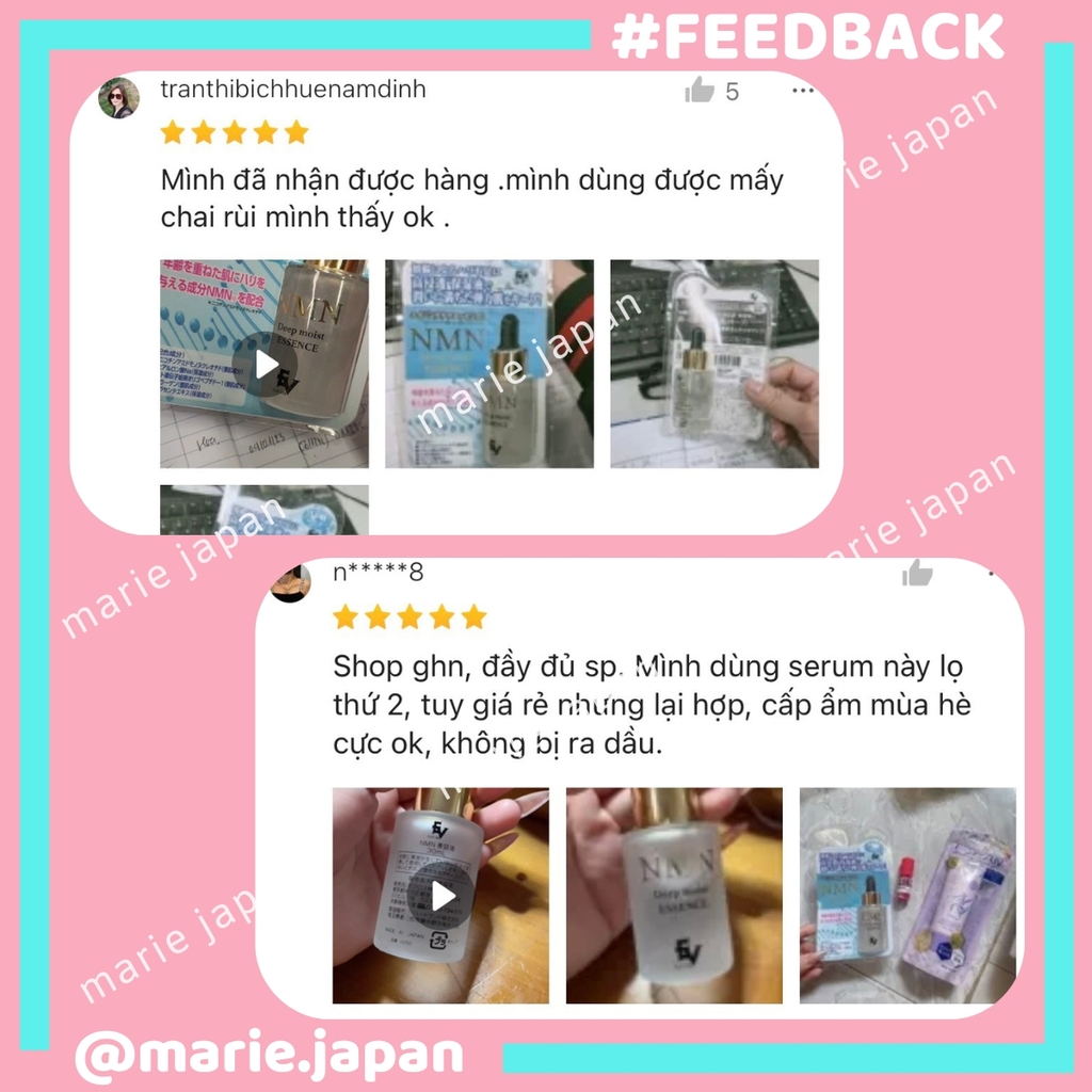 Serum NMN Deep Moist Essence Nhật Bản Chai 30ml