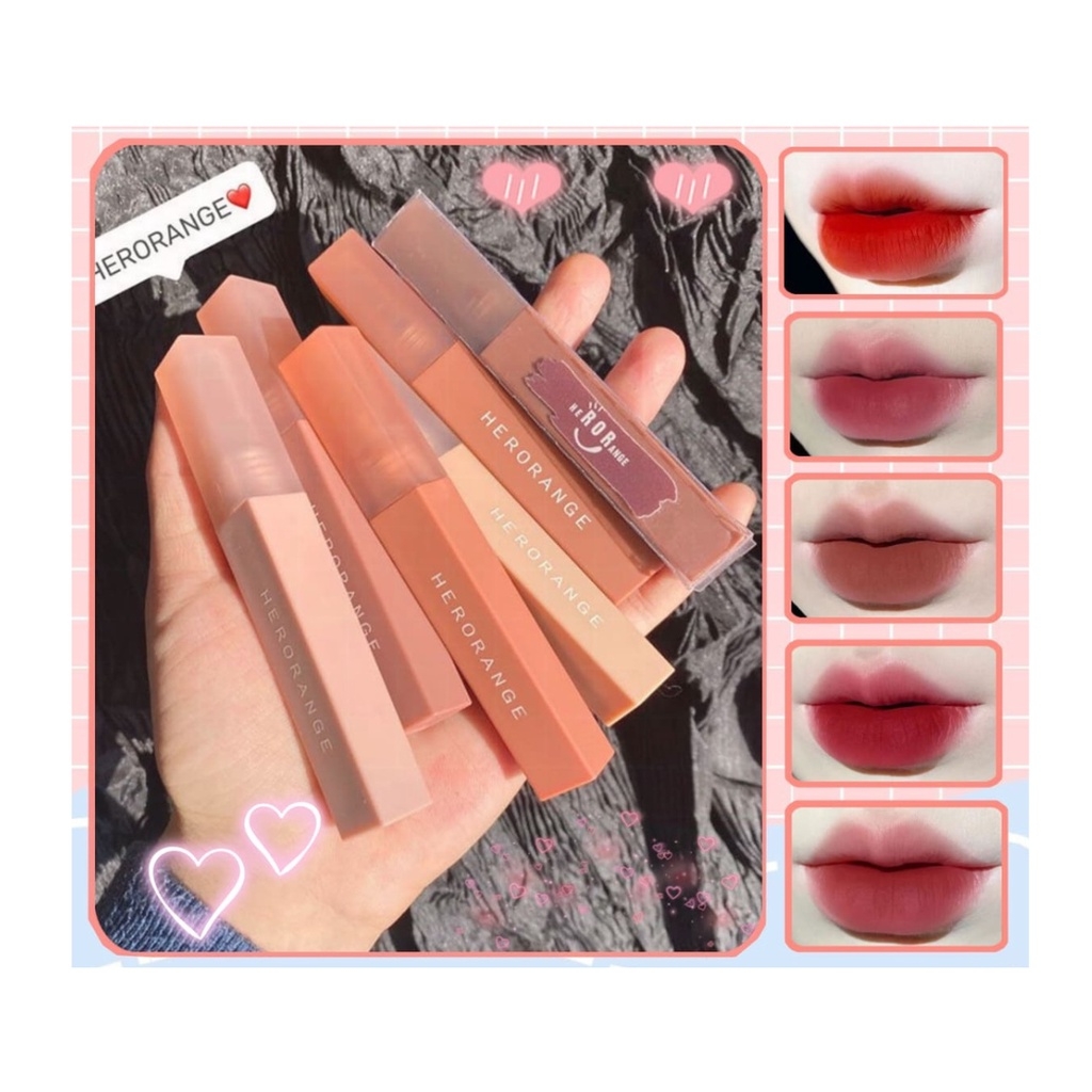 Son Kem Lì HerOrange Mềm Mịn Lâu Trôi