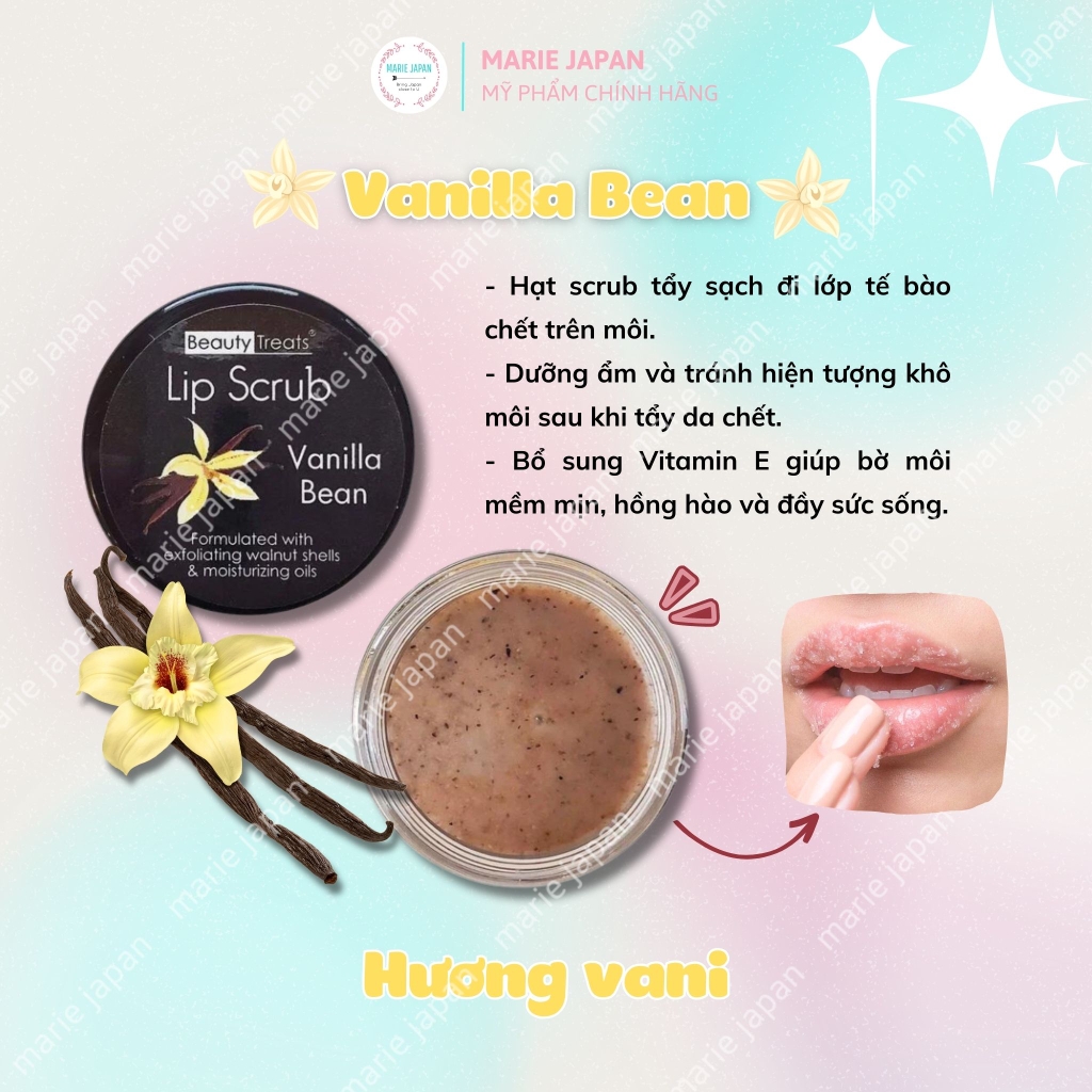 Tẩy TBC Môi Beauty Treats Lip Scrub - CHERRY 10.5g