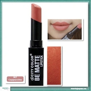 Son Lì Be Matte Lipstick City Color USA Màu M7 - Thỏi 0.65 ml