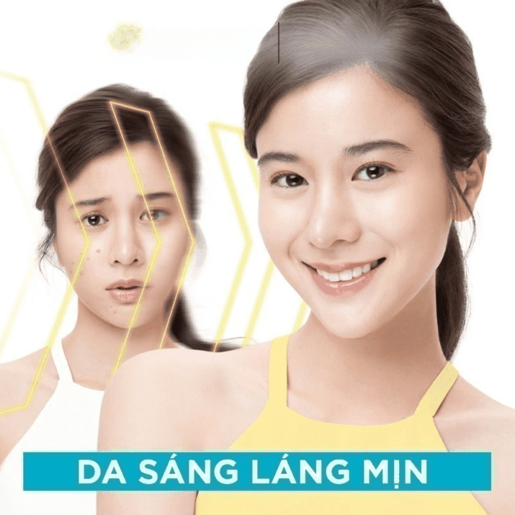 Sữa Rửa Mặt Garnier 3in1 Giảm Mụn Dưỡng Sáng Da Bright Complete Anti-Acne MẪU MỚI Pháp 100ml