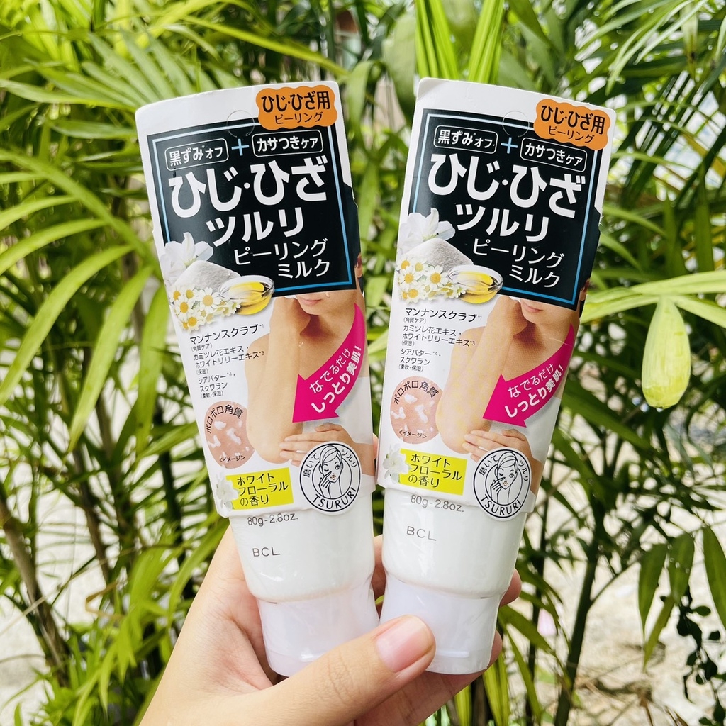 Sữa Tsururi Tẩy Thâm Tay Đầu Gối BCL Peeling Milk For Body Nhật- 80g
