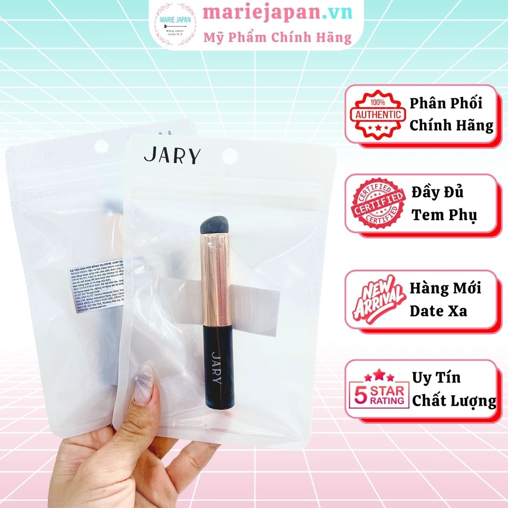 Cọ Tán Môi JARY Silicone Lip Brush Tán Đều Son Dễ Dàng Vệ Sinh