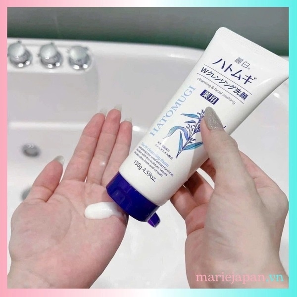 Sữa Rửa Mặt Hatomugi Massage Facial Cleansing Tuýp 150g