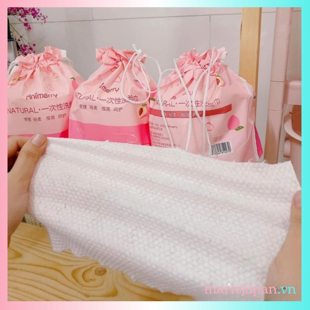 Khăn Mặt Khô Animerry Đa Năng Tiện Lợi Túi To 135g