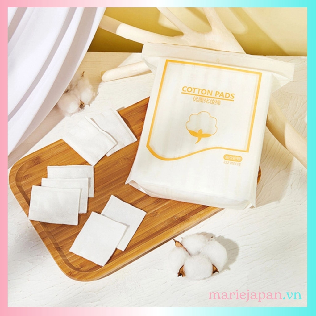 Bông Tẩy Trang Cotton Pad 3 Lớp Bịch 222 Miếng