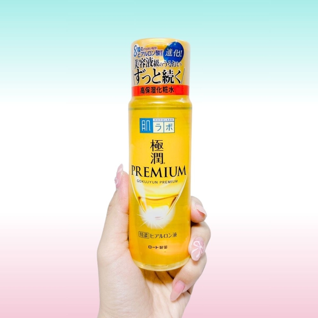 Toner Hada Labo Gokujyun Premium Dưỡng Ẩm Sâu Sáng Da Nhật Bản 170ml