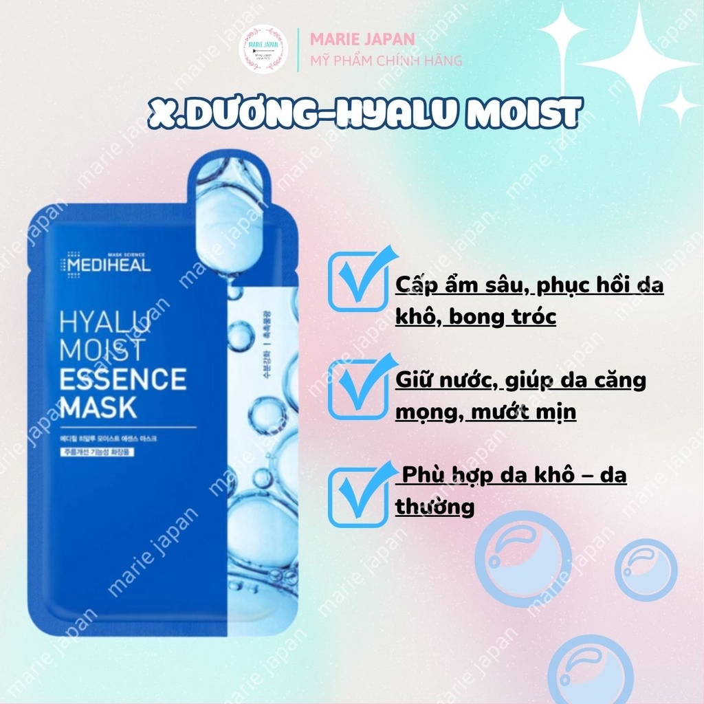 Mặt Nạ Mediheal Daily Solution Mask Cấp Ẩm Dưỡng Sáng Chống Lão Hóa Hàn Quốc Bịch 15 Miếng