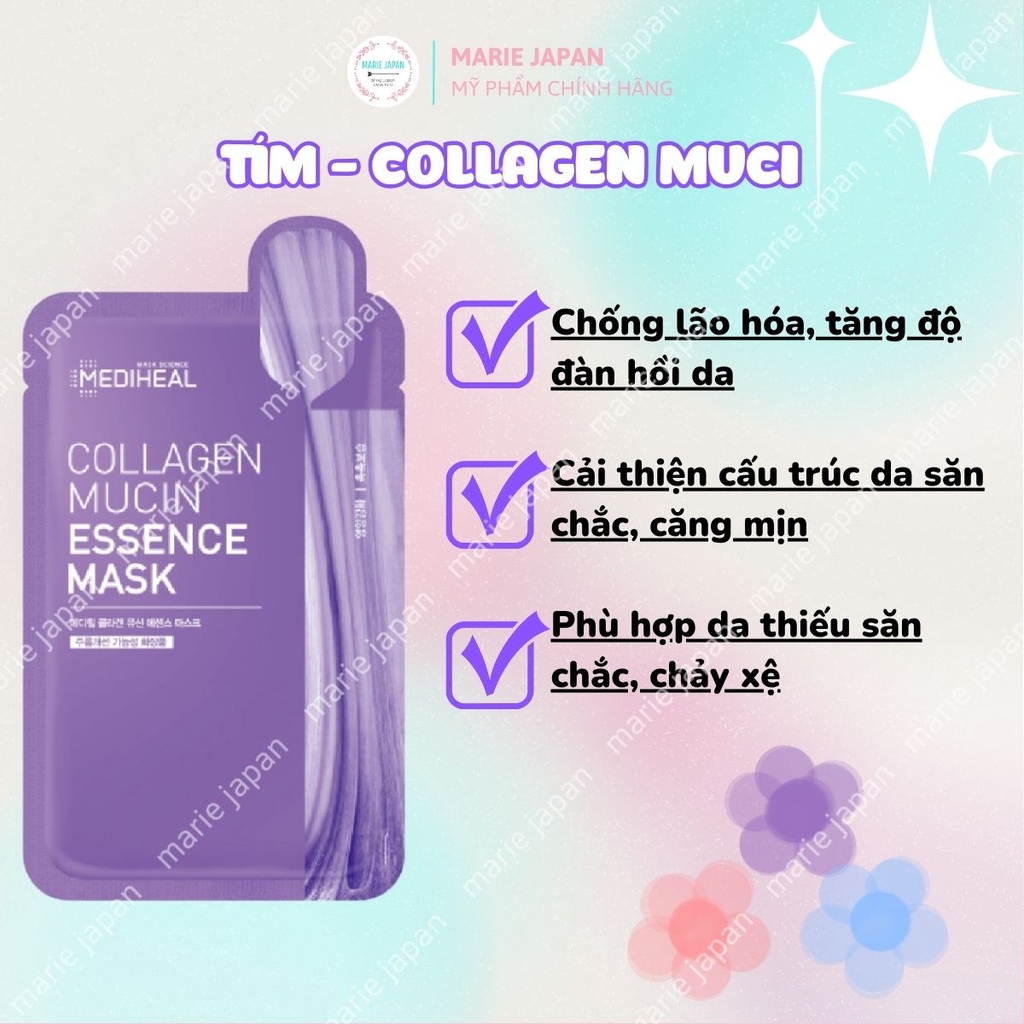 Mặt Nạ Mediheal Daily Solution Mask Cấp Ẩm Dưỡng Sáng Chống Lão Hóa Hàn Quốc Miếng Lẻ