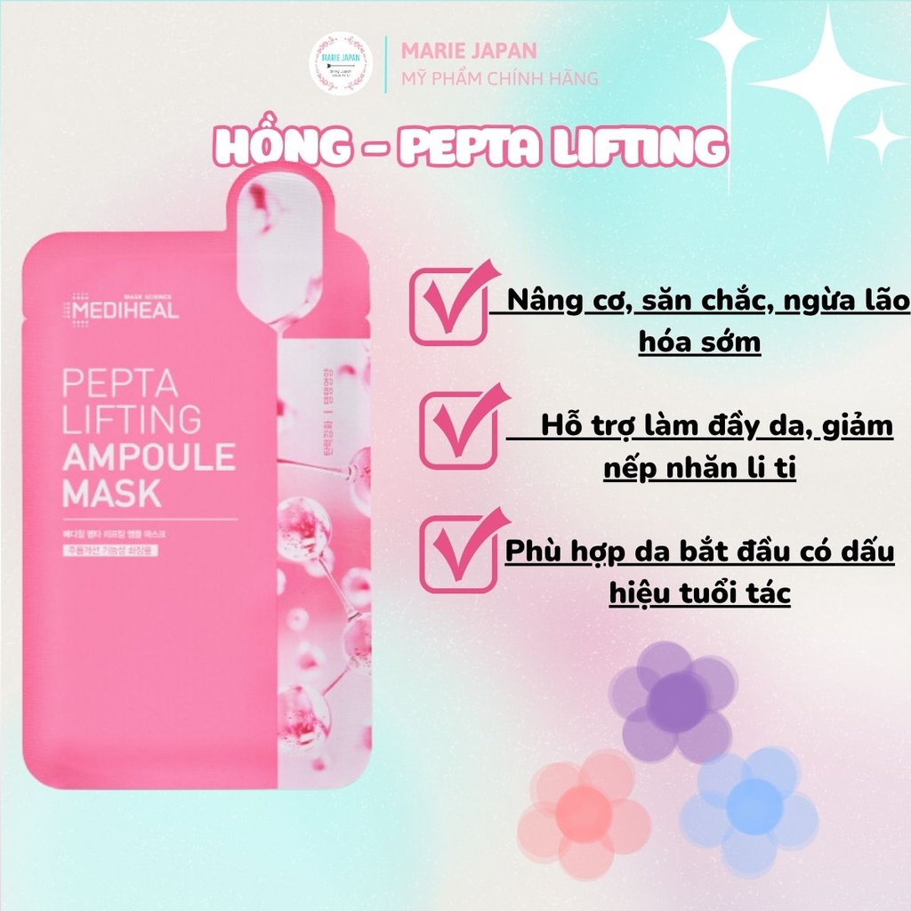 Mặt Nạ Mediheal Daily Solution Mask Cấp Ẩm Dưỡng Sáng Chống Lão Hóa Hàn Quốc Bịch 15 Miếng
