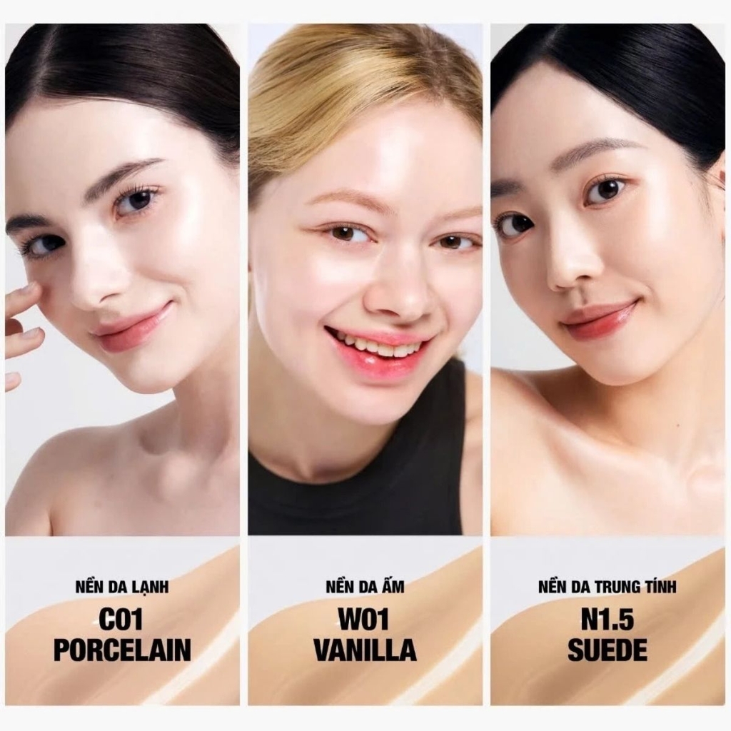 [MUA 1 TẶNG 3] Cushion Chống Nắng TFIT Mịn Lì Lâu Trôi Dưỡng Ẩm Tự Nhiên Layering Fit Cover Hàn Quốc