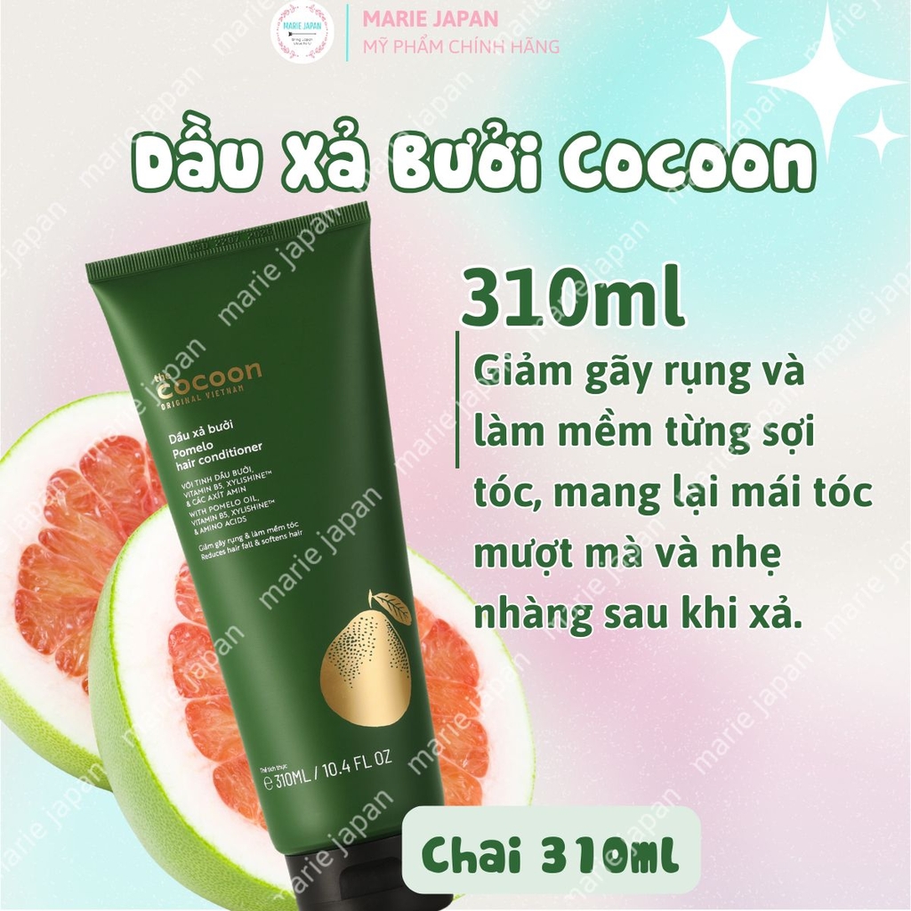 Combo Cocoon 2 Món 1 Dầu Gội Bưởi 310ml + 1 Dầu Xả Bưởi 310ml