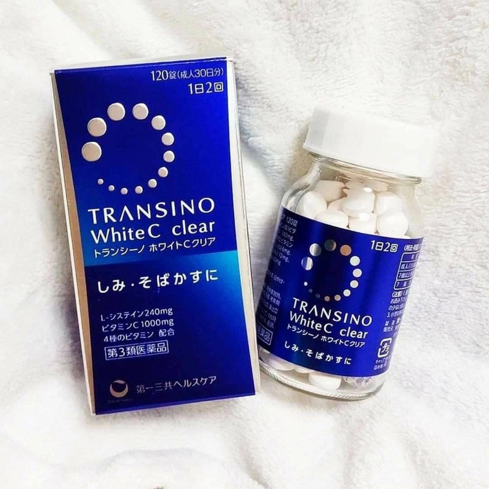 Viên Uống Transino Trắng Da Mờ Thâm Nám Hiệu Quả Nhật Bản Chính Hãng