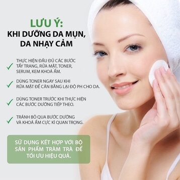 Toner Tràm Trà Milaganics Giảm Sưng Viêm Ngăn Mụn Cấp Ẩm Chai 250ml