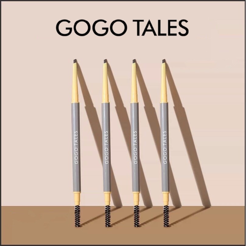 Chì Kẻ Mày 2 Đầu GOGO TALES-Cloud Mist Browpencil Siêu Mảnh Nhiều Màu