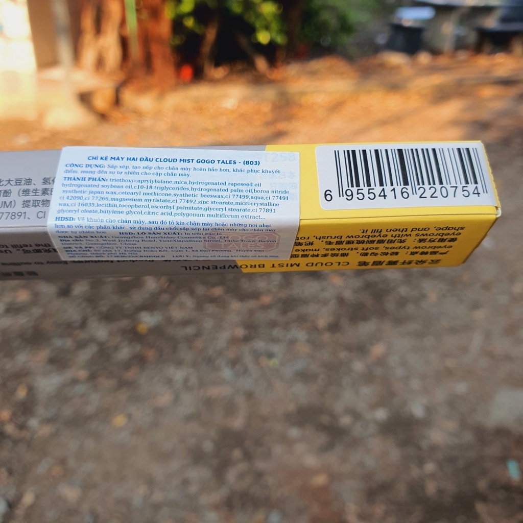 Chì Kẻ Mày 2 Đầu GOGO TALES-Cloud Mist Browpencil Siêu Mảnh Nhiều Màu