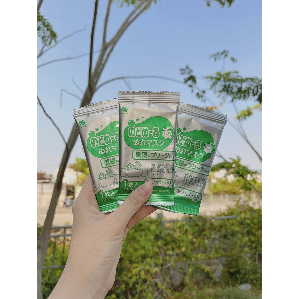 Khẩu Trang Kobayashi Chống Khuẩn Giữ Ấm Cổ Họng Nhật Bản