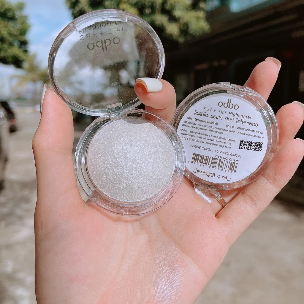 Phấn Bắt Sáng Odbo Soft Tint Highlighter Hộp 4g Thái Lan