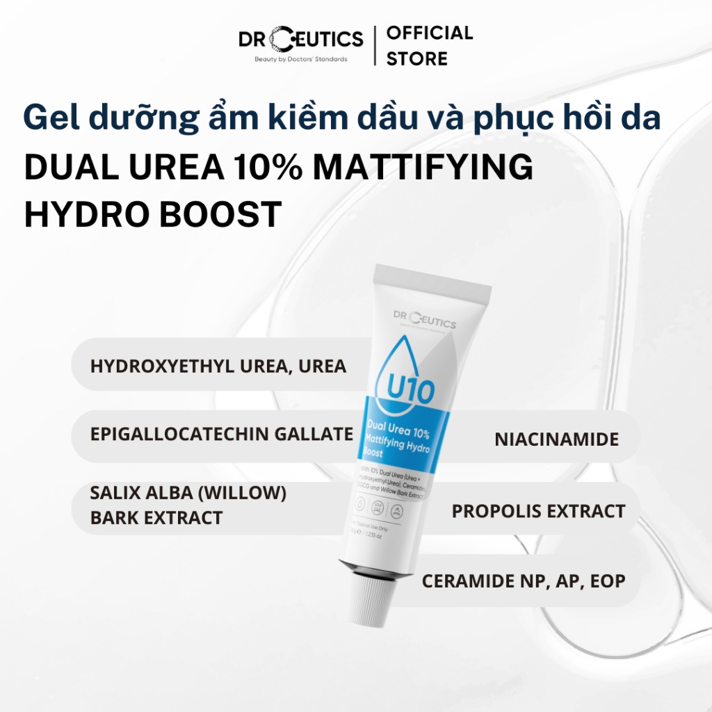 Kem Dưỡng DrCeutics Dual Urea Cấp Ẩm Phục Hồi Da 35g