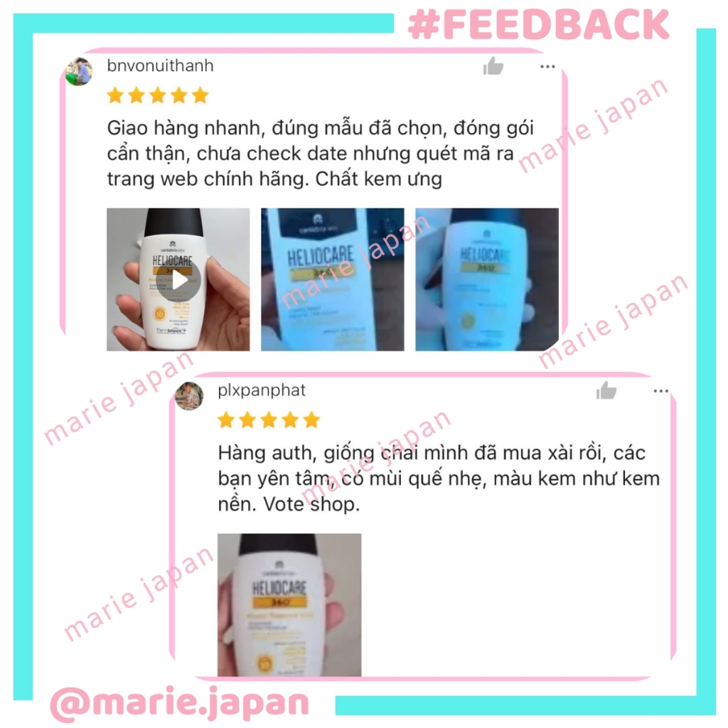 Kem Chống Nắng Heliocare 360 Mineral Tolerance Fluid SPF50 Tuýp 50ml