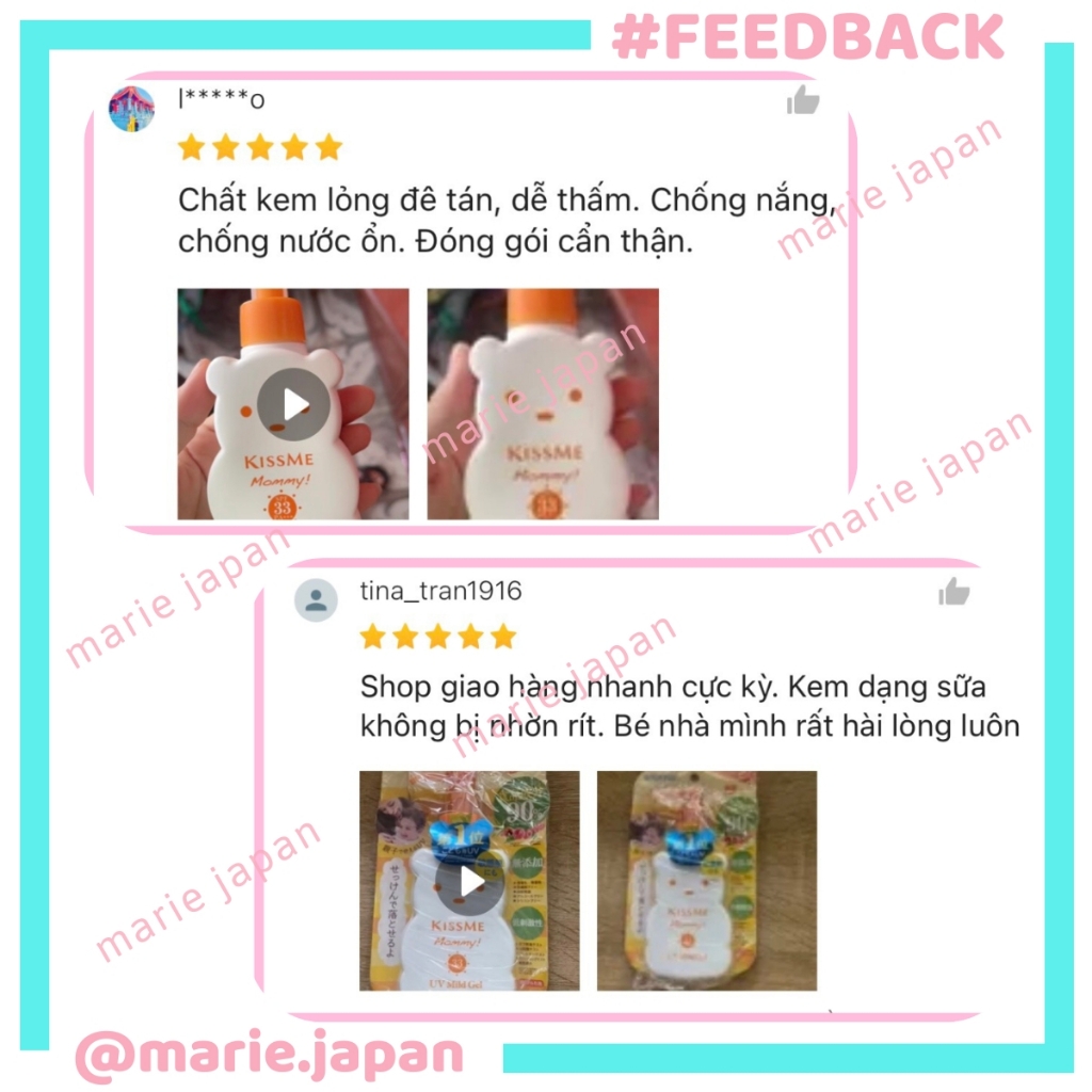 Kem Chống Nắng Kiss Me Mommy Cho Da Nhạy Cảm Nhật Bản Chai 100ml