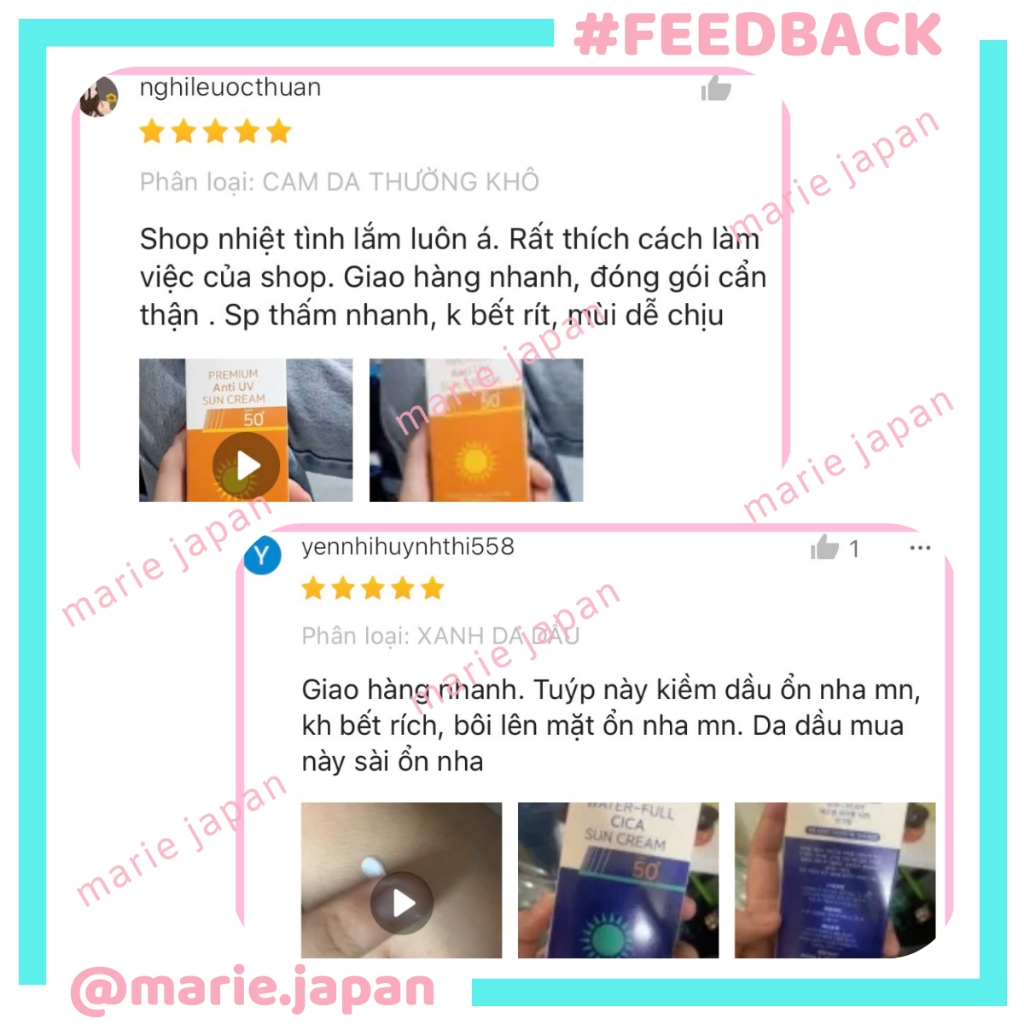 Kem Chống Nắng Smile Leader Nâng Tông Dưỡng Ẩm Chống Nước Sun Cream SPF50 Hàn Quốc Tuýp 60ml