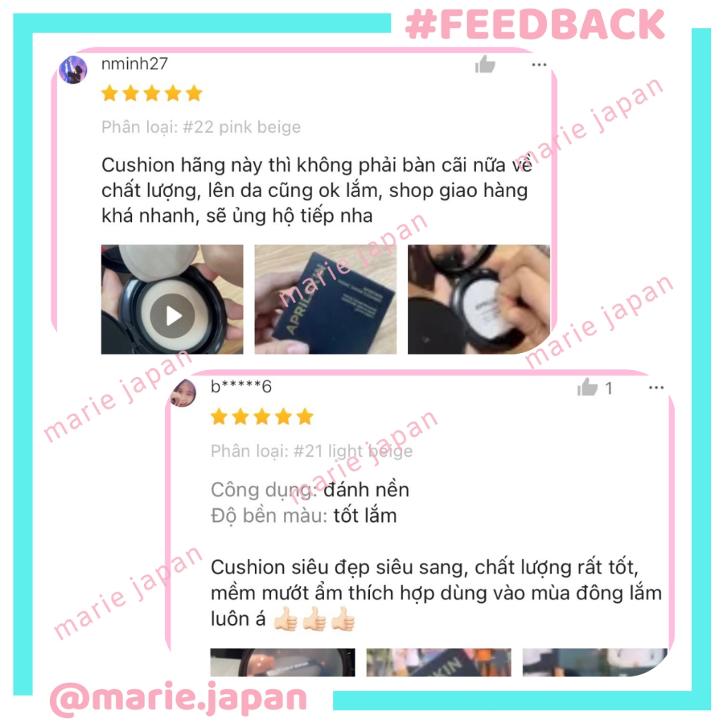 Phấn Nước April Skin Black Magic Snow Dưỡng Trắng Tạo Lớp Nền Hoàn Hảo Cushion 15g