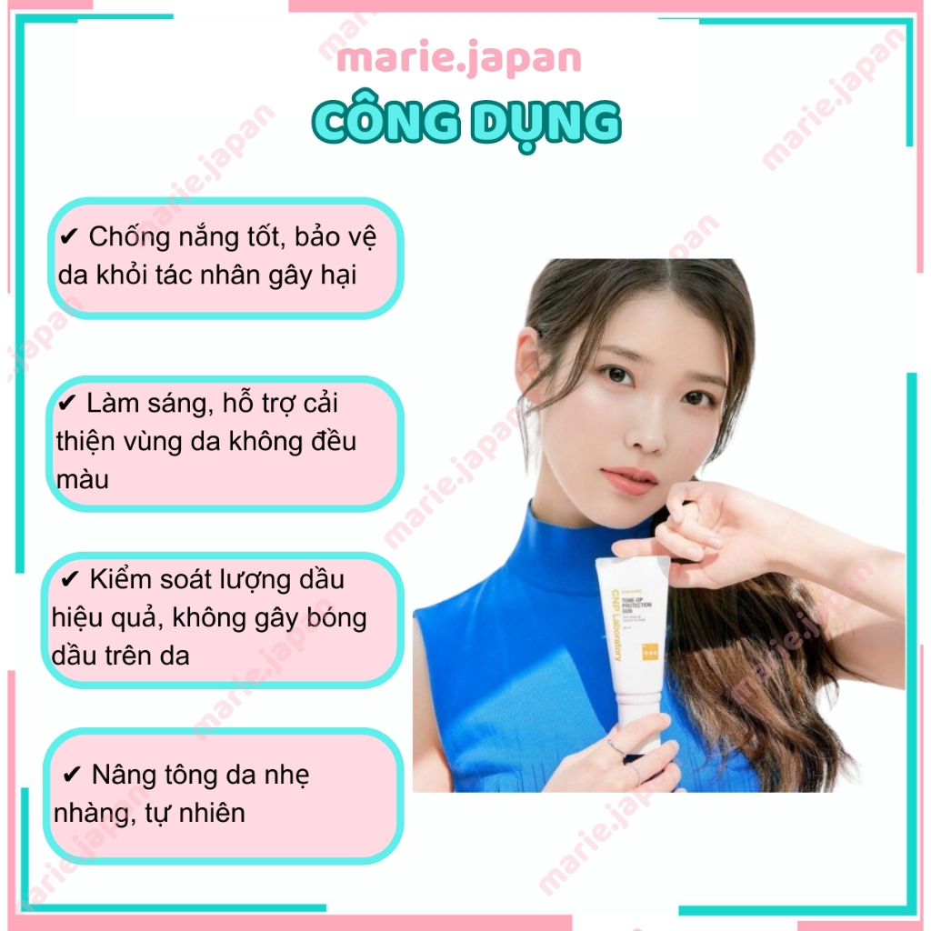 Kem Chống Nắng CNP Laboratory Tone Up Protection Sun SPF42 Tuýp 50ml