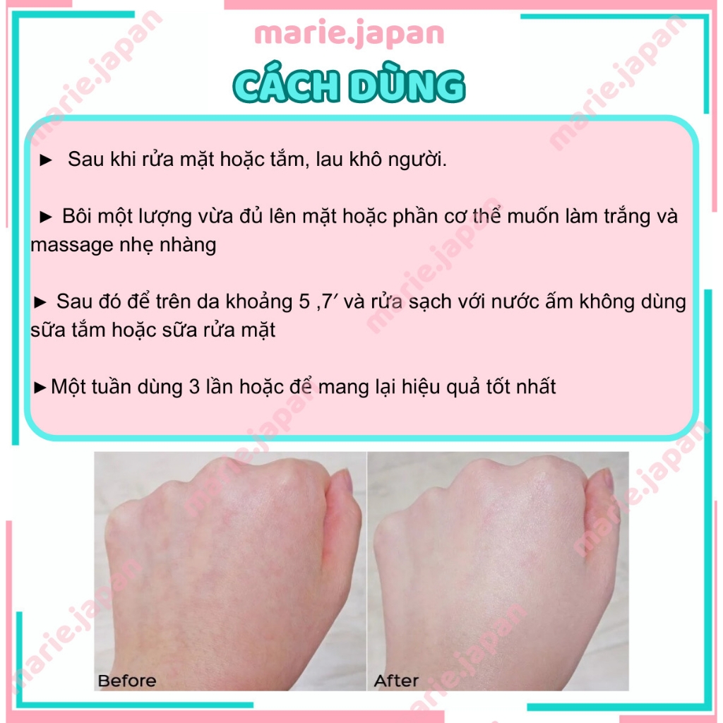 Kem Ủ Trắng Secret Key Snow White Milky Pack Hộp 200g