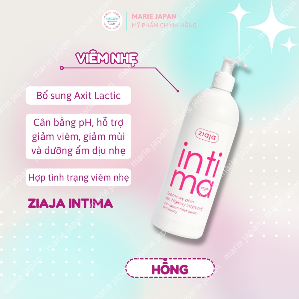 DDVS Ziaja Intima - XANH NHẠT Chai 500ml